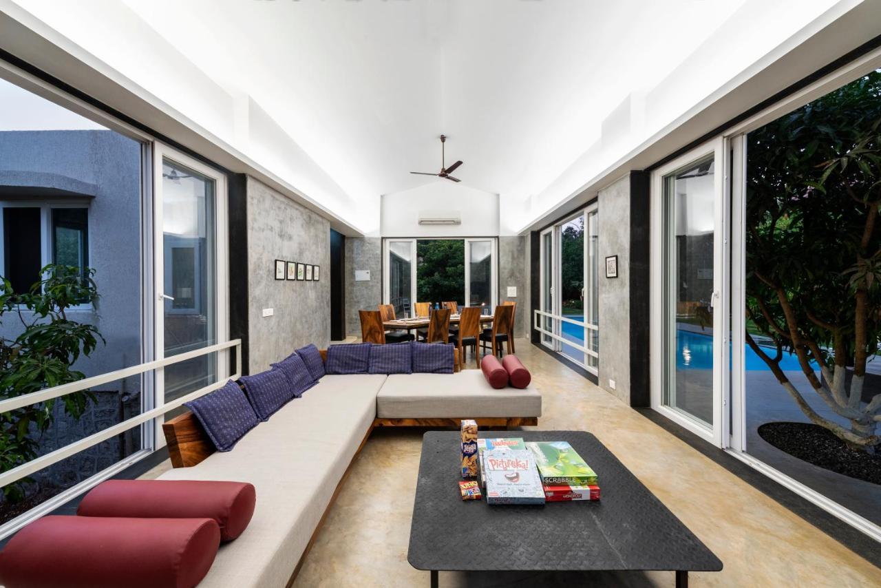 Saffronstays Casa Manga, Karjat - Pet-Friendly Pool Villa Near Nd'S Film World And Saltt ภายนอก รูปภาพ